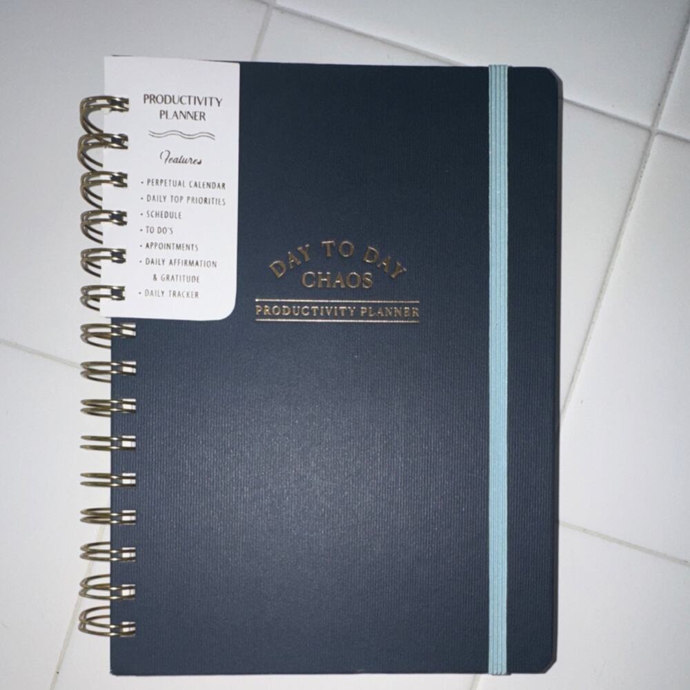 Day To Day Chaos Productivity planner From Up&Up 120 Pages